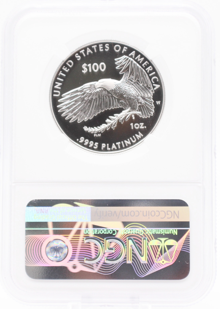 2019-W NGC PF70 $100 Platinum American Eagle
